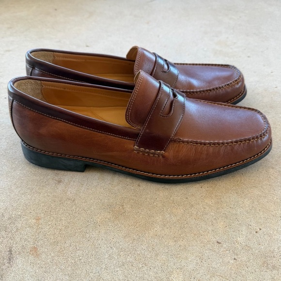 Johnston & Murphy Ainsworth Penny Brown Loafer Sheepskin Men’s Size 12 main image 12